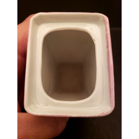 Mepoco Spice Jar Containers Pink Lusterware Pepper Ginger Vintage Germany - Picture 7 of 15